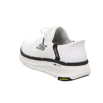 Skechers Herren Slipper Slip-Ins Max Cushioning in weiss