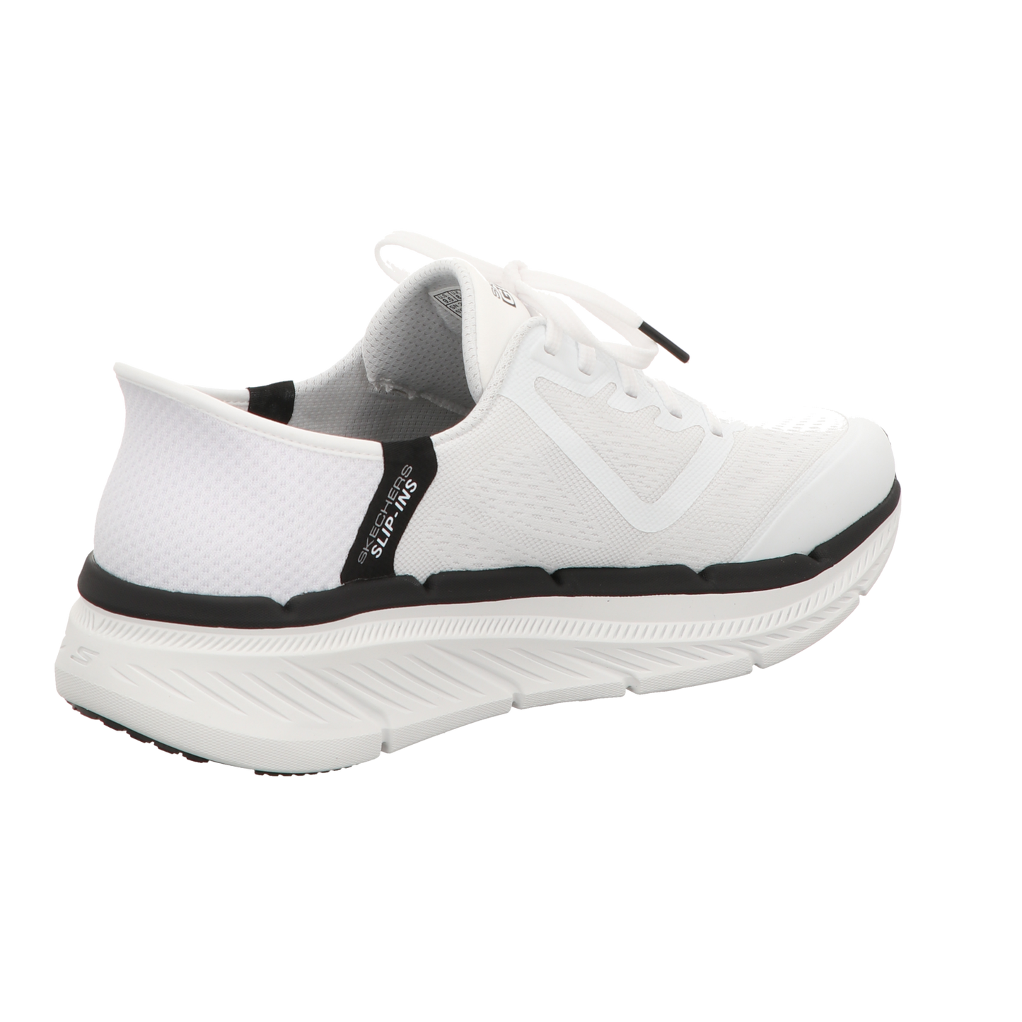 Skechers Herren Slipper Slip-Ins Max Cushioning in weiss