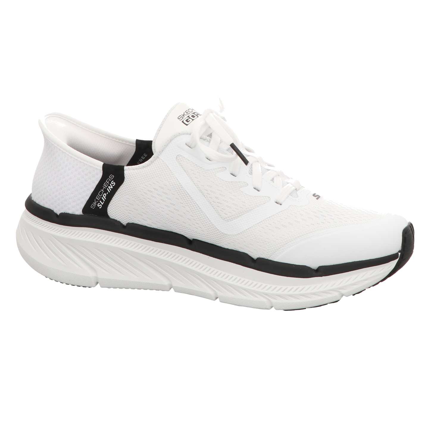 Skechers Herren Slipper Slip-Ins Max Cushioning in weiss