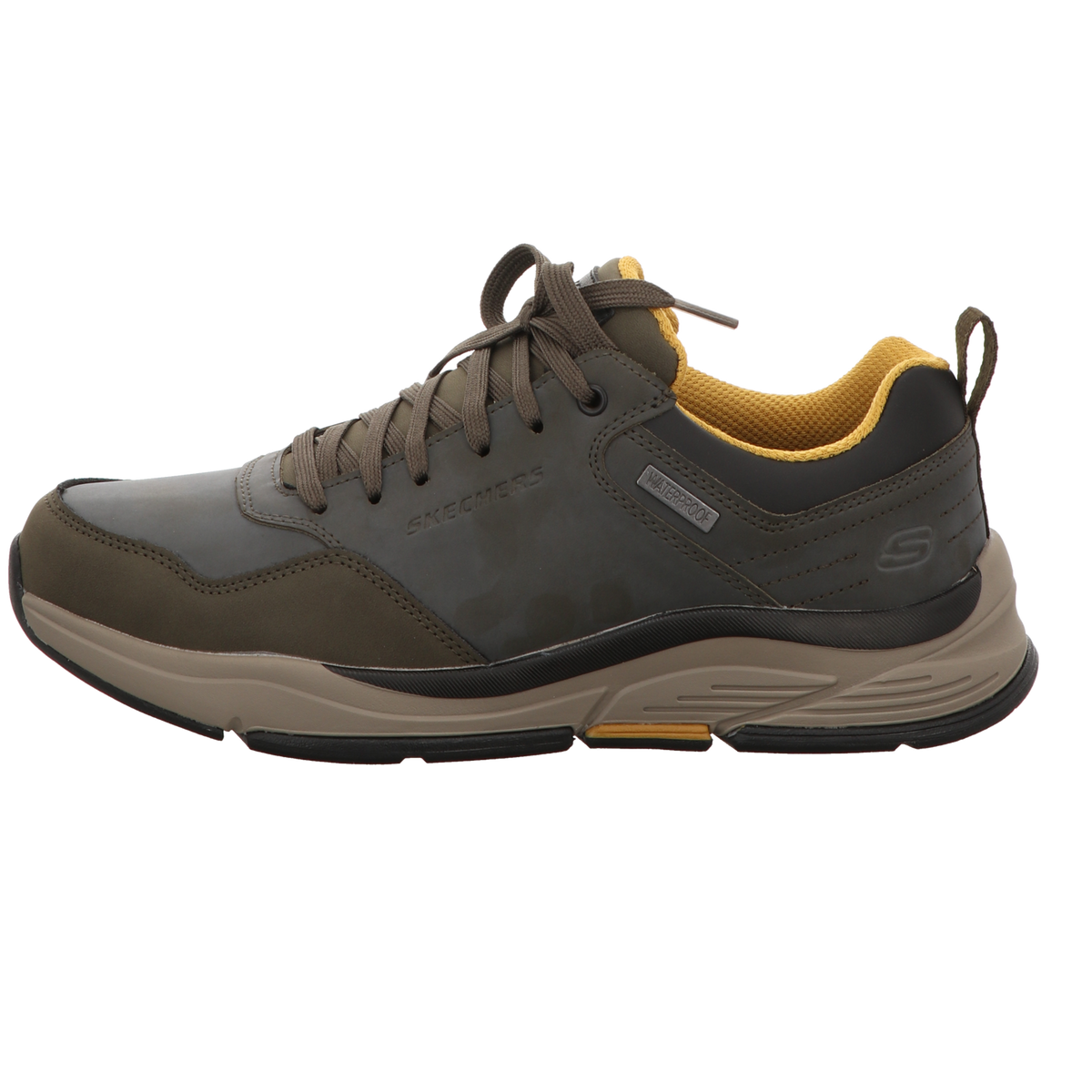 Skechers Herren Schnürschuh Relaxed Fit  Benago Hombre in gruen