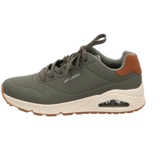 Skechers Herren Schnürschuh Uno Suited On Air in gruen