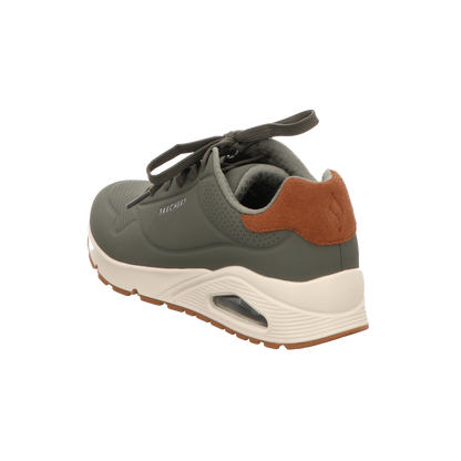 Skechers Herren Schnürschuh Uno Suited On Air in gruen