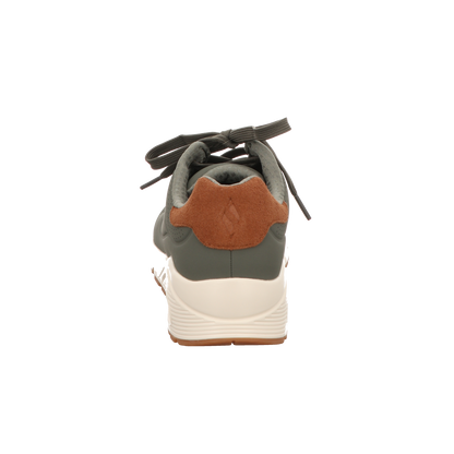 Skechers Herren Schnürschuh Uno Suited On Air in gruen