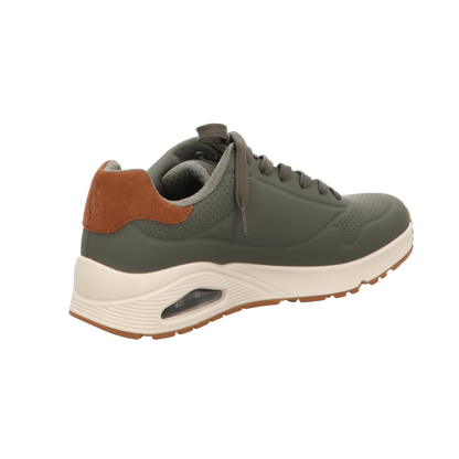 Skechers Herren Schnürschuh Uno Suited On Air in gruen