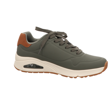 Skechers Herren Schnürschuh Uno Suited On Air in gruen