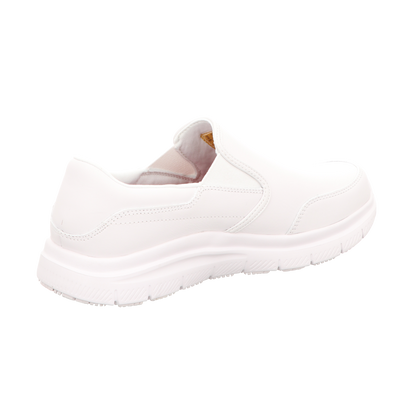 Skechers Herren Slipper Work Relaxed Fit  Flex Advanta in weiss