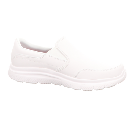 Skechers Herren Slipper Work Relaxed Fit  Flex Advanta in weiss