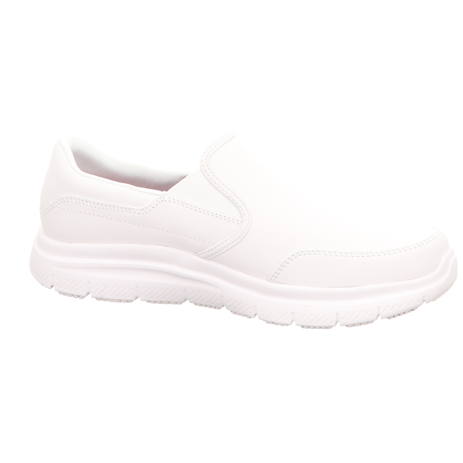 Skechers Herren Slipper Work Relaxed Fit  Flex Advanta in weiss