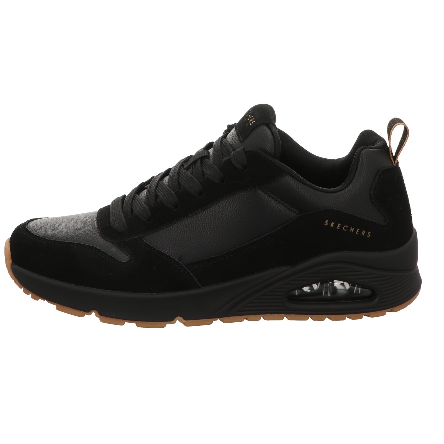 Skechers Herren Schnürschuh Uno Stacre in schwarz