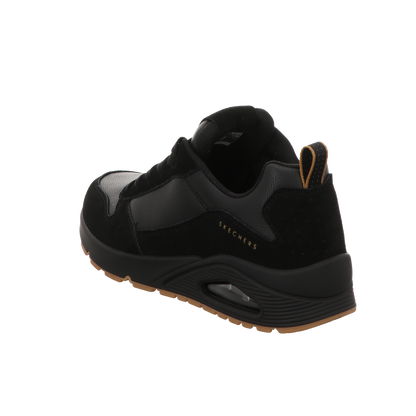 Skechers Herren Schnürschuh Uno Stacre in schwarz