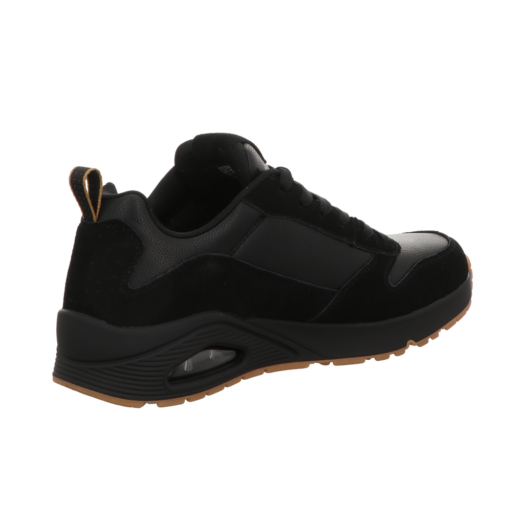 Skechers Herren Schnürschuh Uno Stacre in schwarz