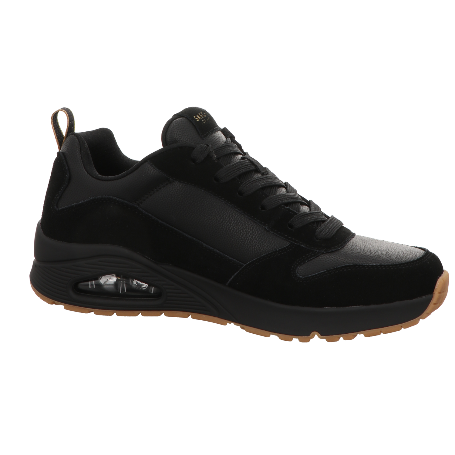 Skechers Herren Schnürschuh Uno Stacre in schwarz