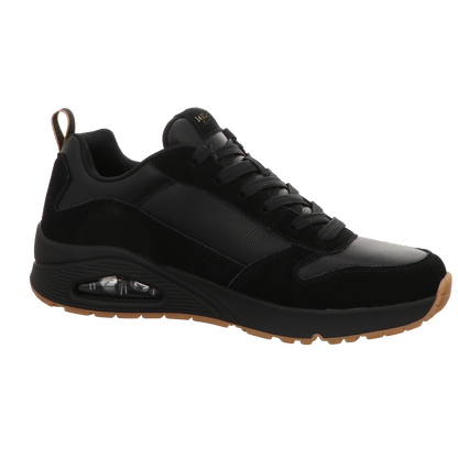 Skechers Herren Schnürschuh Uno Stacre in schwarz