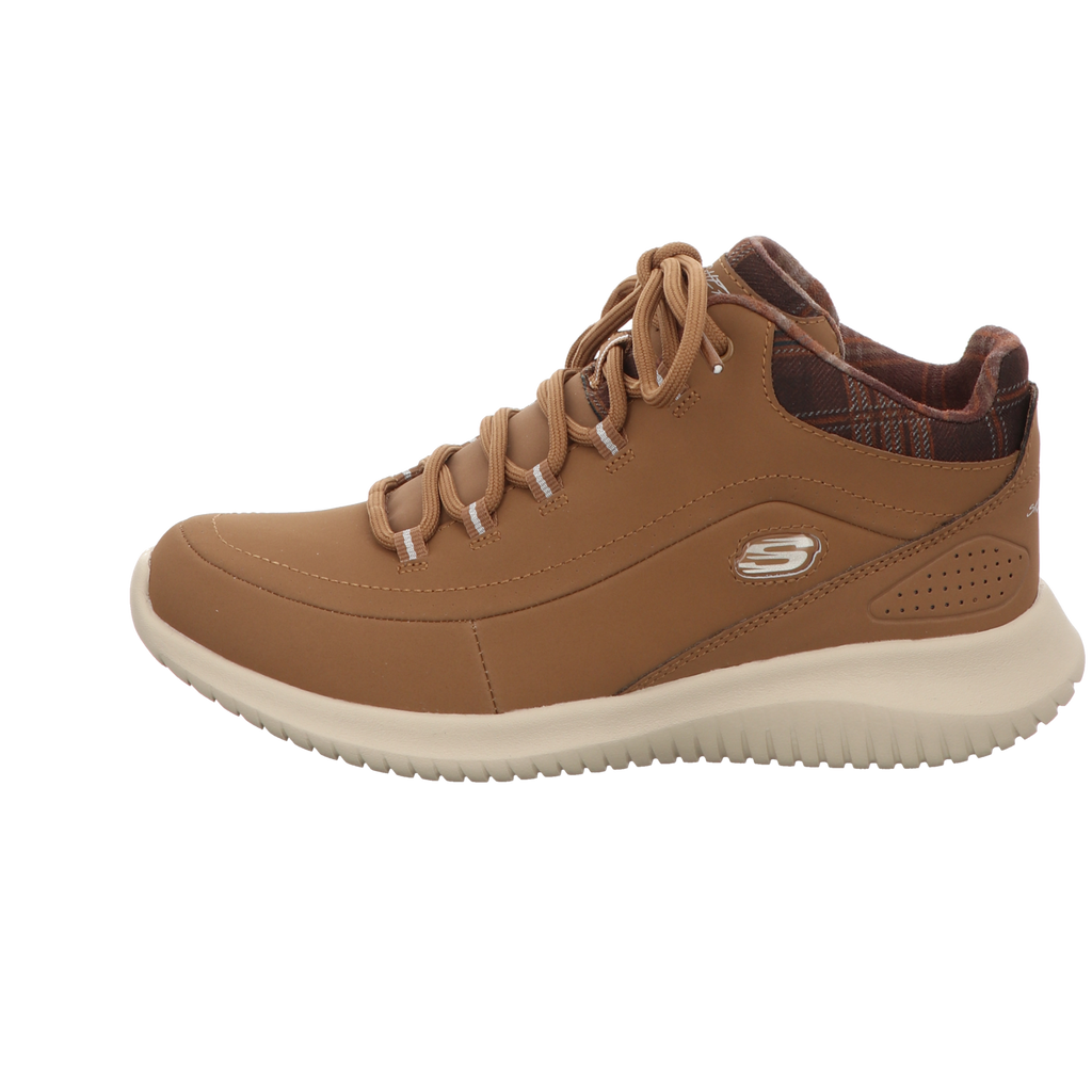 Skechers Damen Stiefel Ultra Flex Just Chill in braun
