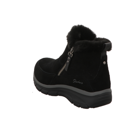 Skechers Damen Schnürstiefel Relaxed Fit Easy Going High in schwarz