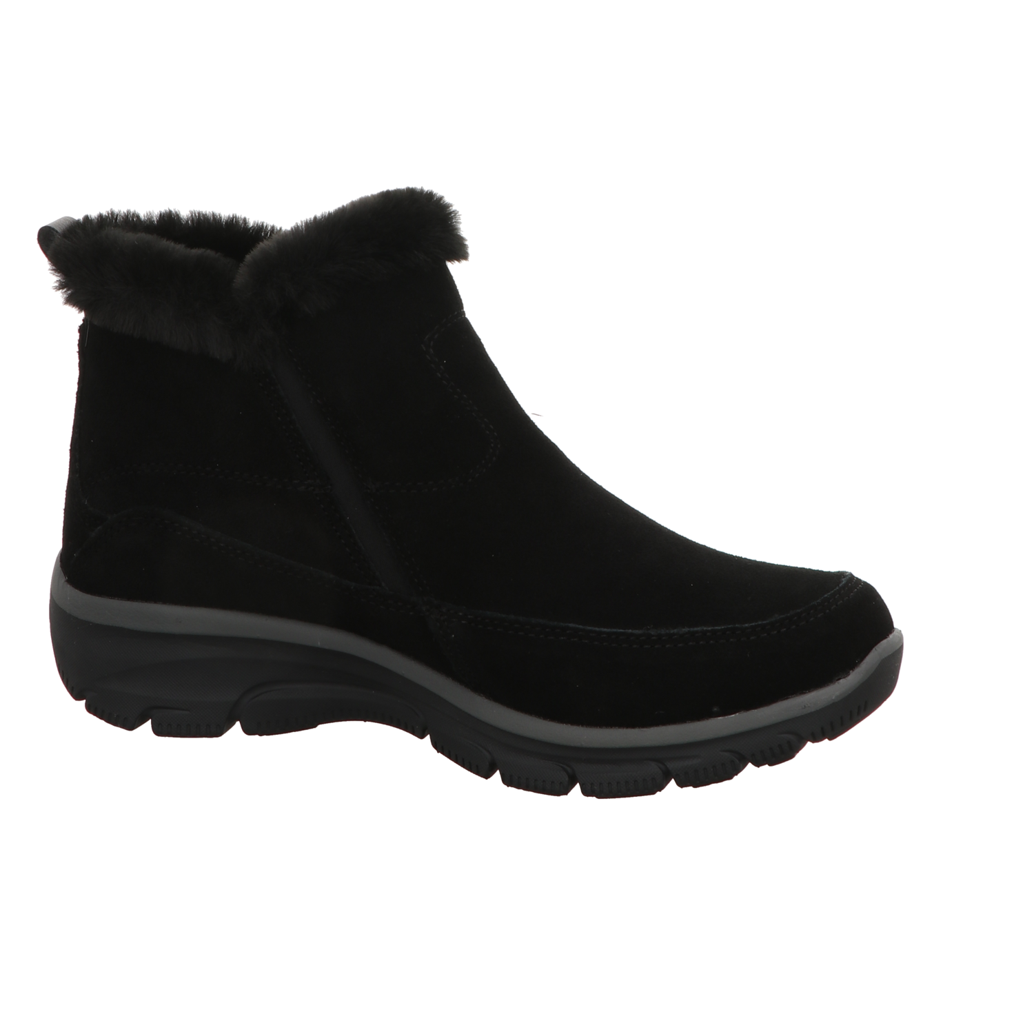 Skechers Damen Schnürstiefel Relaxed Fit Easy Going High in schwarz
