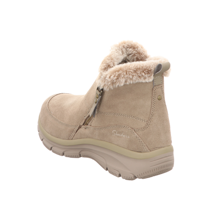 Skechers Damen Schnürstiefel Relaxed Fit Easy Going Cool Zi in taupe
