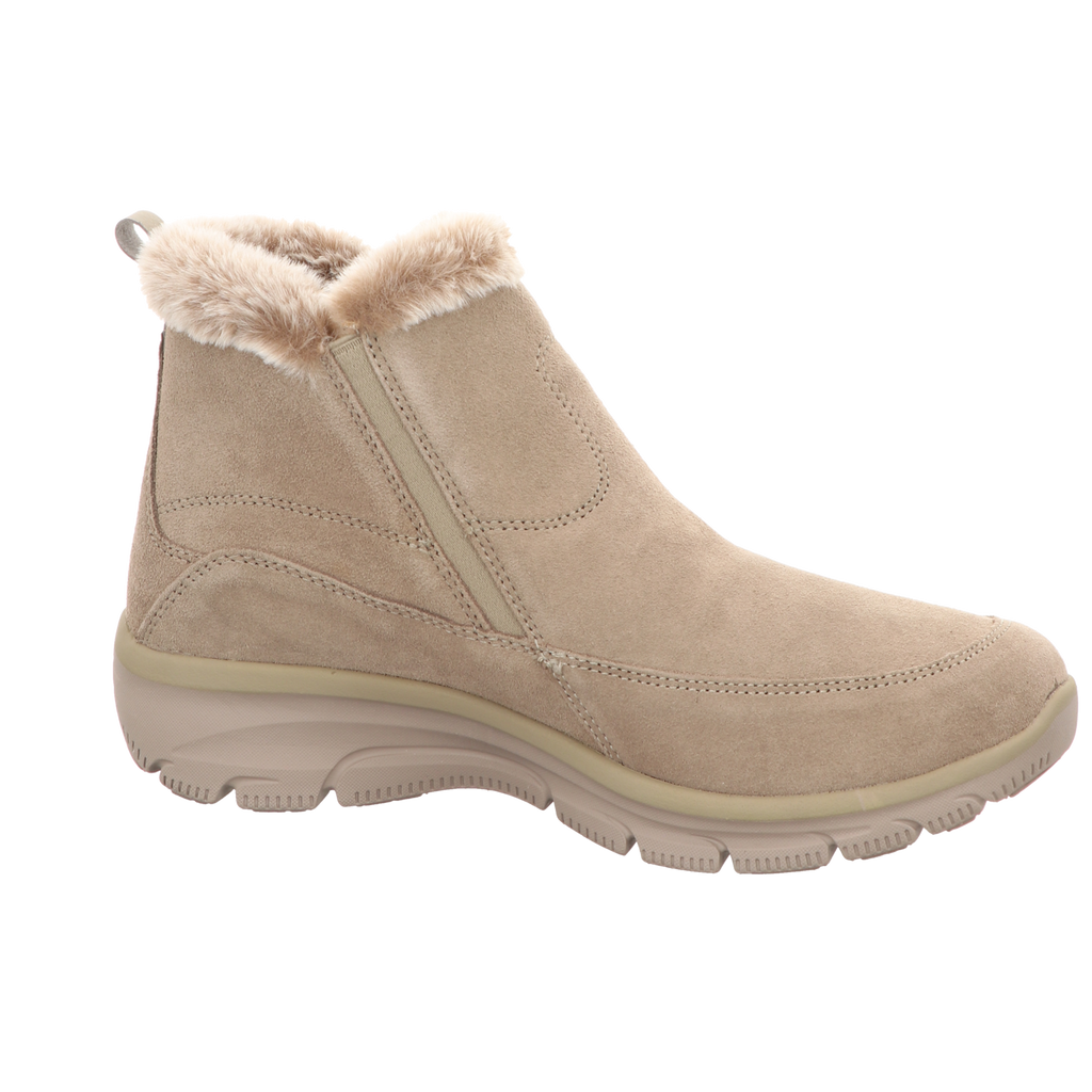 Skechers Damen Schnürstiefel Relaxed Fit Easy Going Cool Zi in taupe