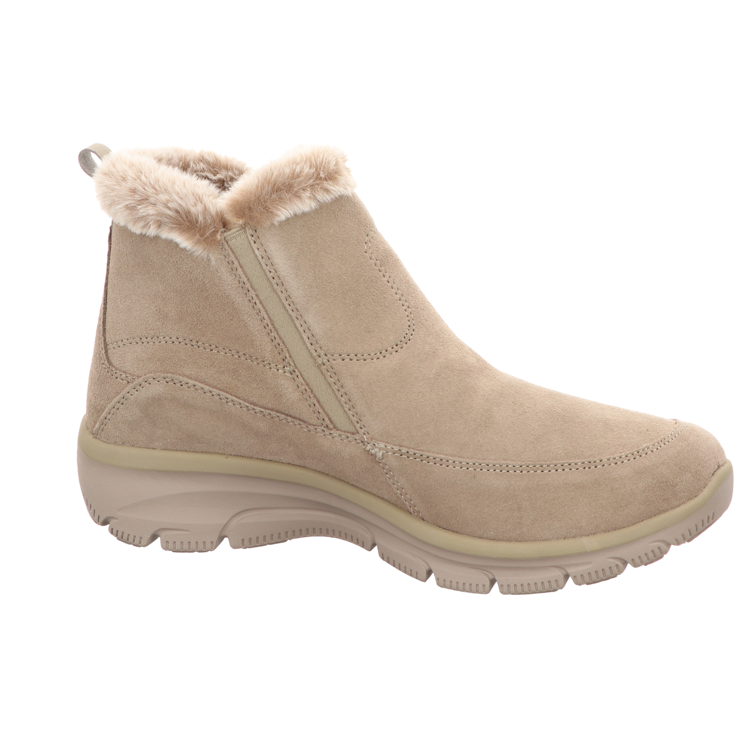 Skechers Damen Schnürstiefel Relaxed Fit Easy Going Cool Zi in taupe
