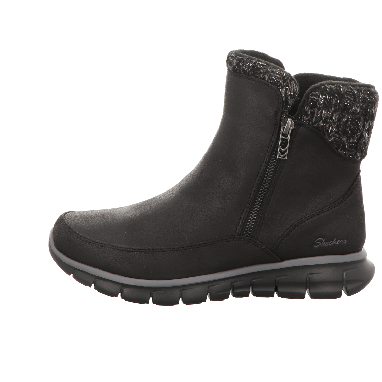 Skechers Damen Schnürstiefel Synergy in schwarz
