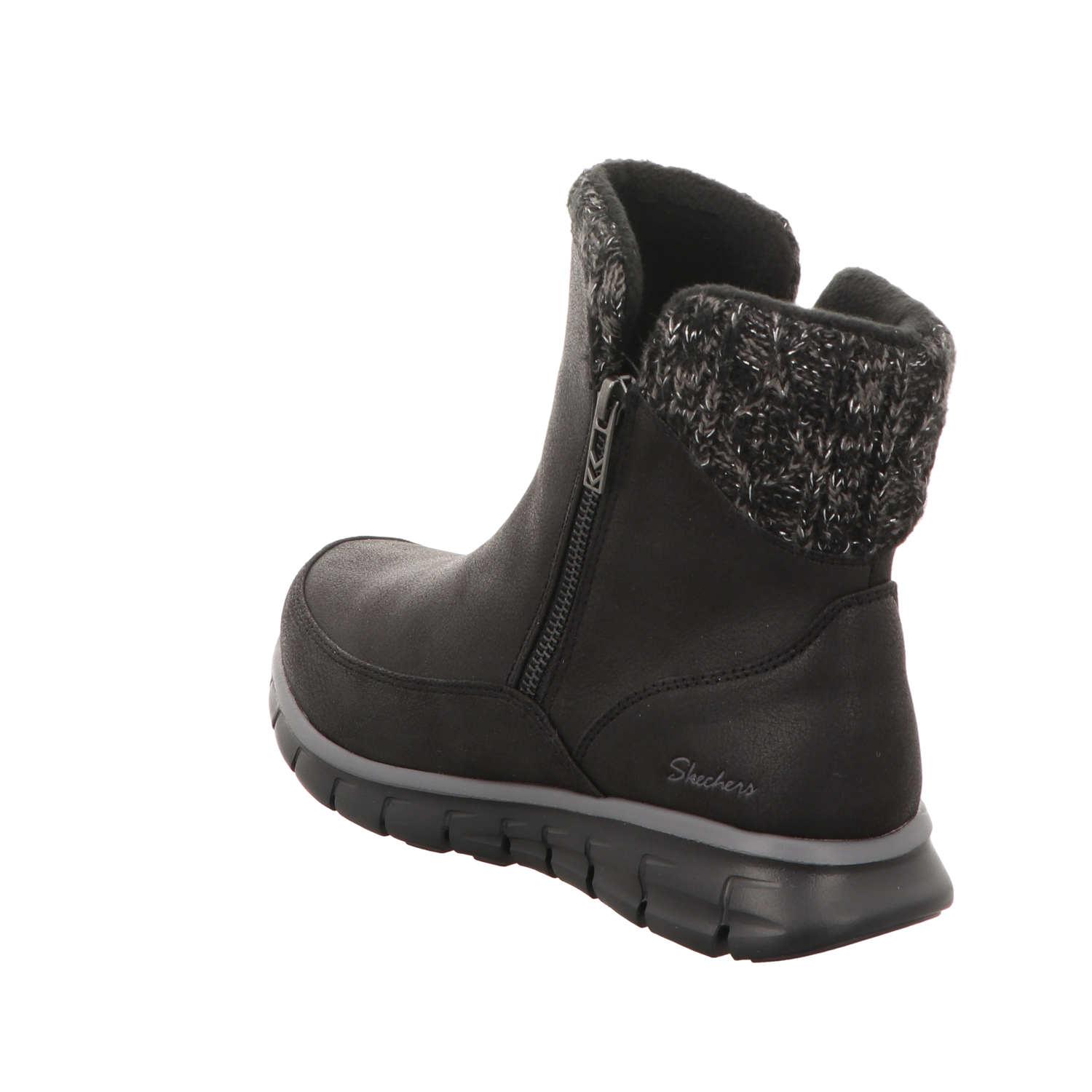 Skechers Damen Schnürstiefel Synergy in schwarz