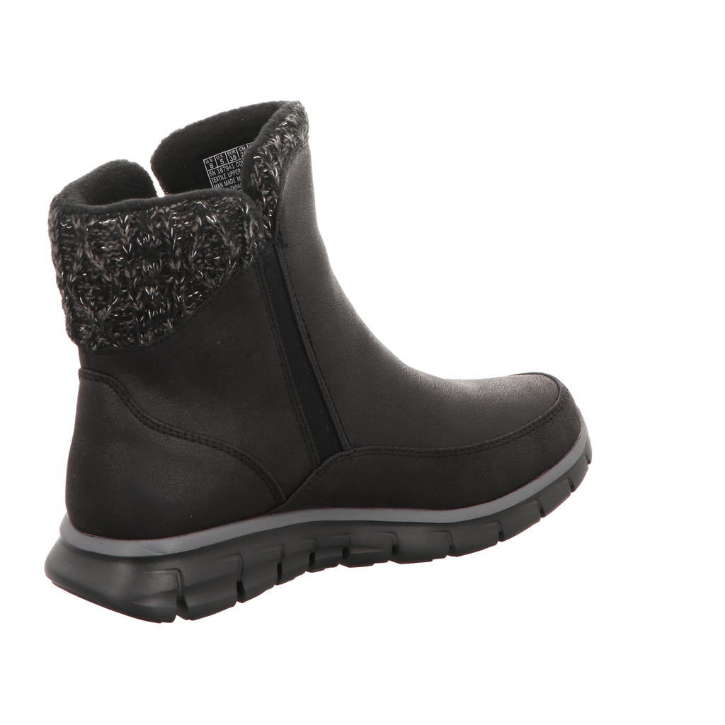 Skechers Damen Schnürstiefel Synergy in schwarz