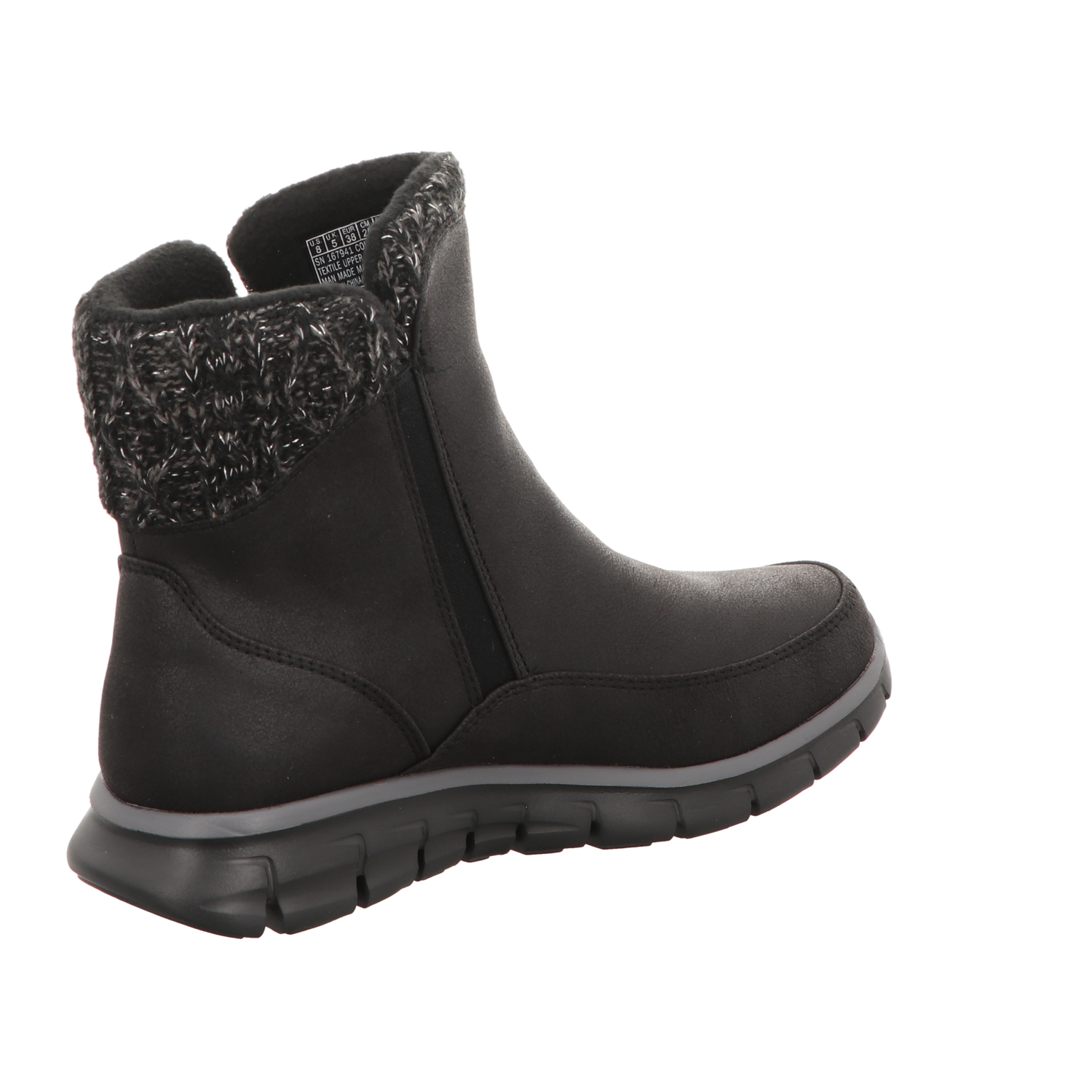 Skechers Damen Schnürstiefel Synergy in schwarz