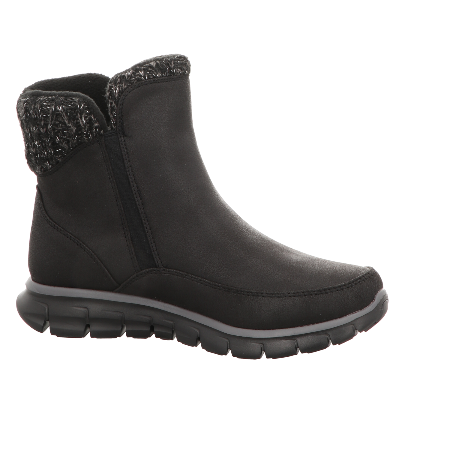 Skechers Damen Schnürstiefel Synergy in schwarz