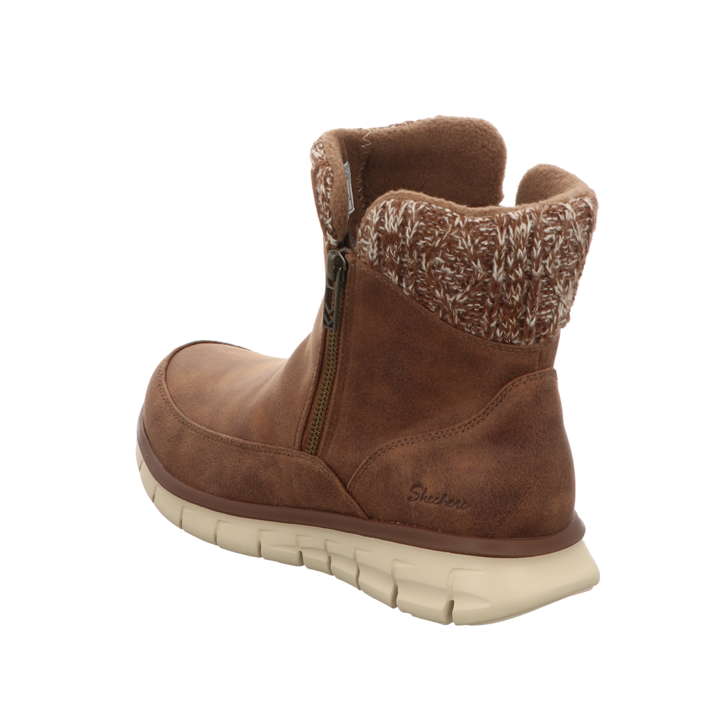 Skechers Damen Schnürstiefel Synergy in braun