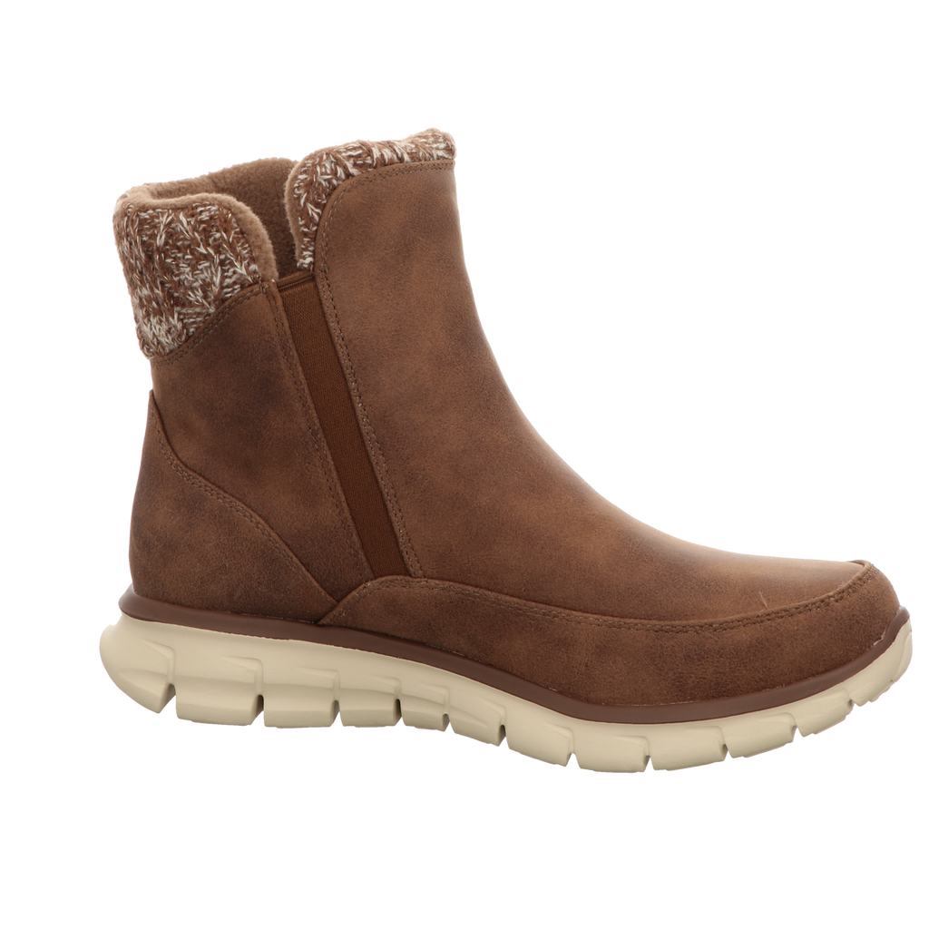Skechers Damen Schnürstiefel Synergy in braun