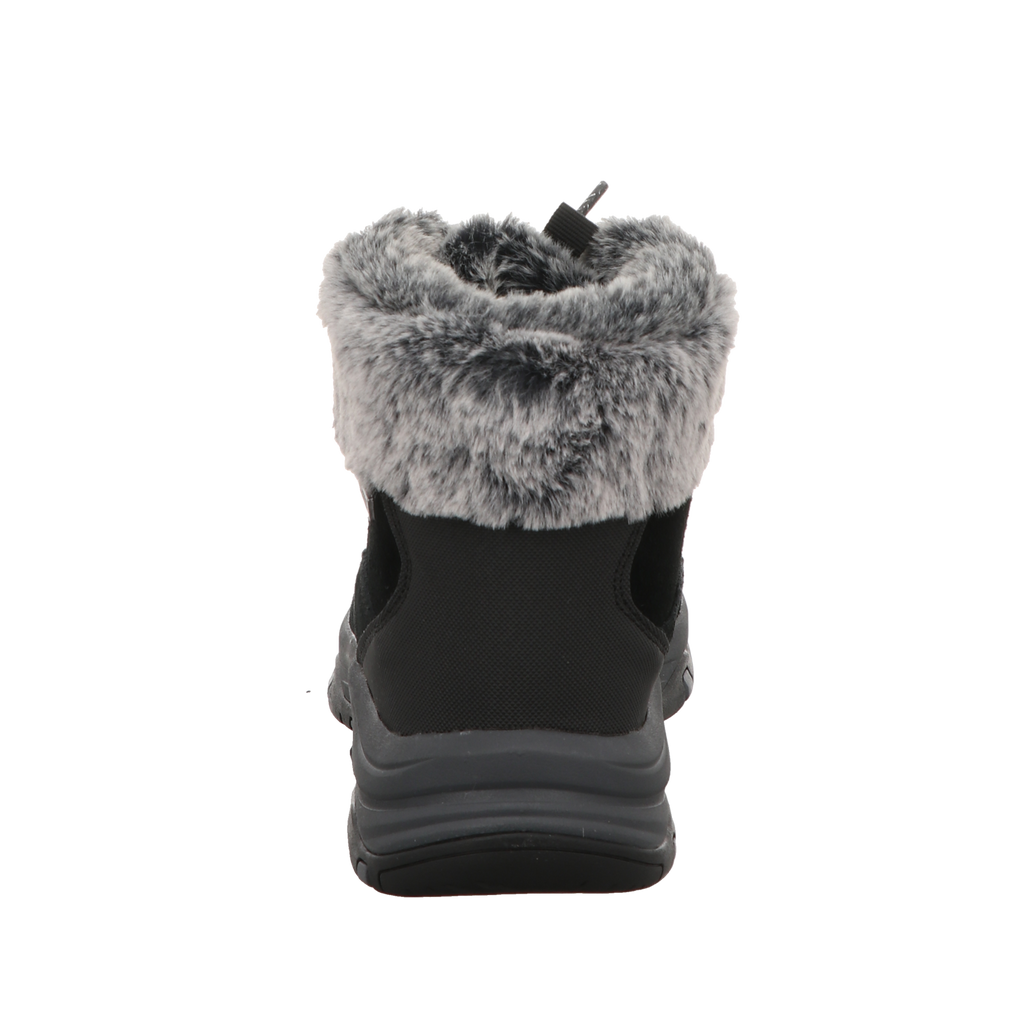 Skechers Damen Schnürstiefel Trego Snow Worries in schwarz