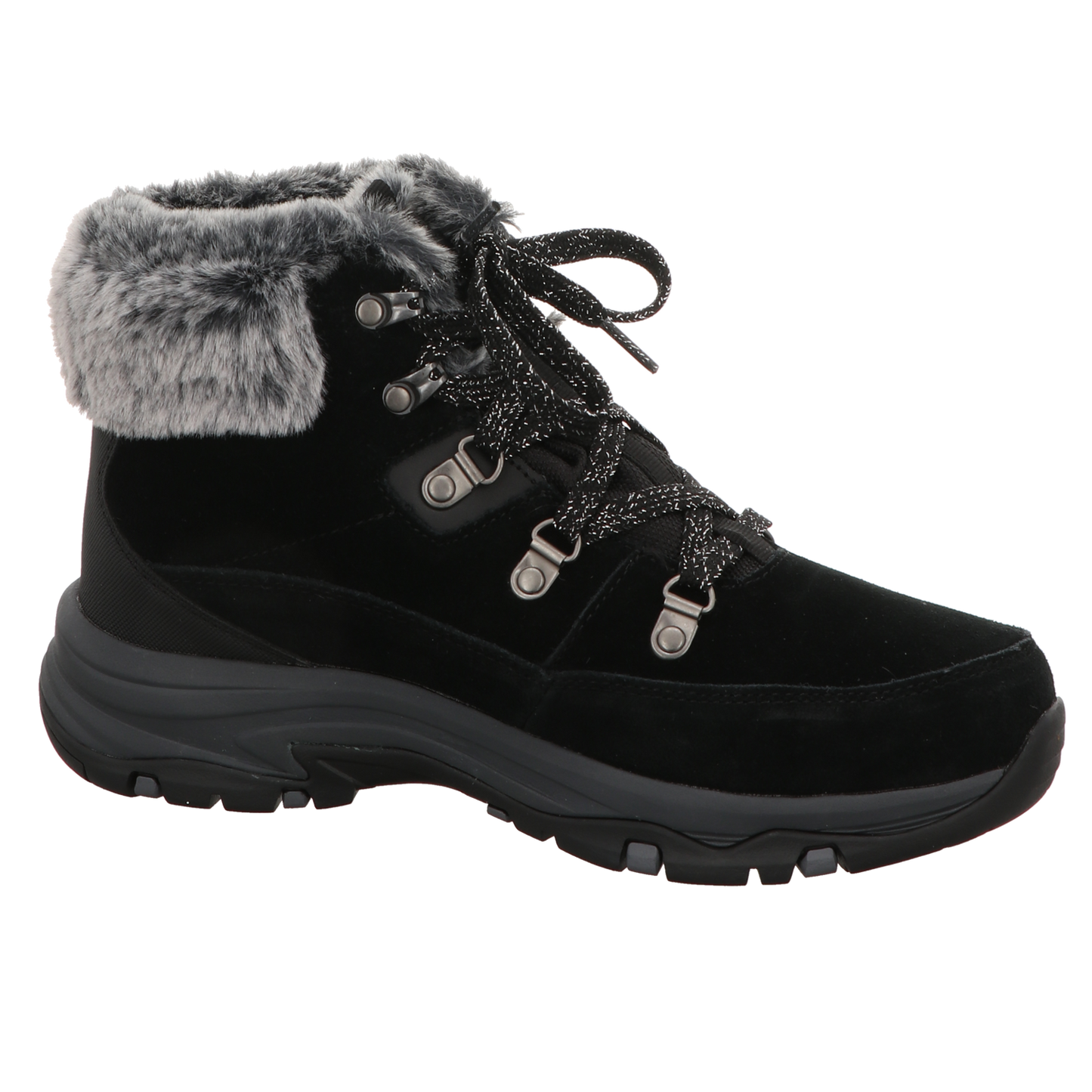 Skechers Damen Schnürstiefel Trego in schwarz