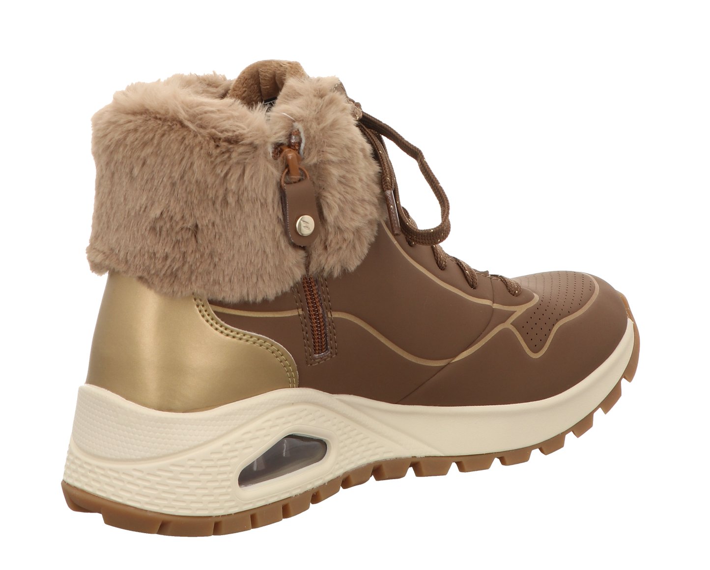 Skechers Damen Schnürstiefel Uno Rugged in beige