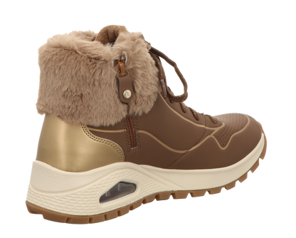 Skechers Damen Schnürstiefel Uno Rugged in beige