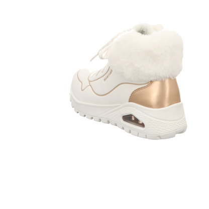 Skechers Damen Schnürstiefel Uno Rugged in weiss