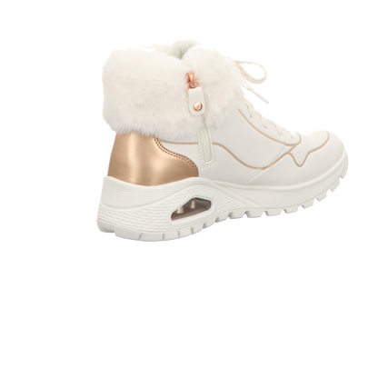 Skechers Damen Schnürstiefel Uno Rugged in weiss