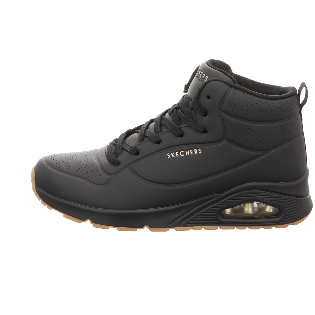 Skechers Damen Stiefel Uno Stand High in schwarz