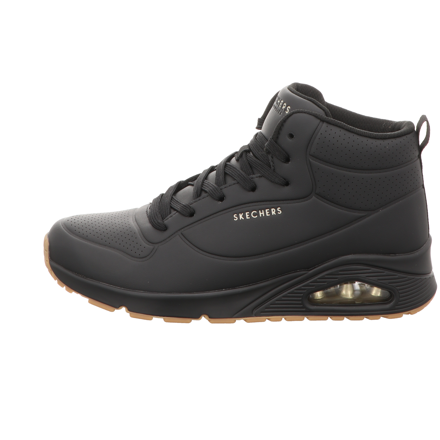 Skechers Damen Stiefel Uno Stand High in schwarz