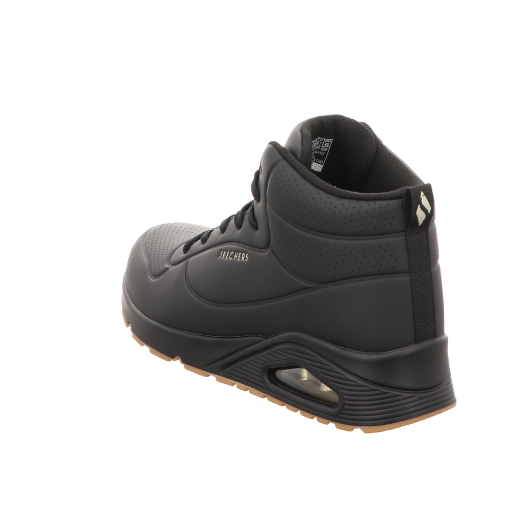 Skechers Damen Stiefel Uno Stand High in schwarz