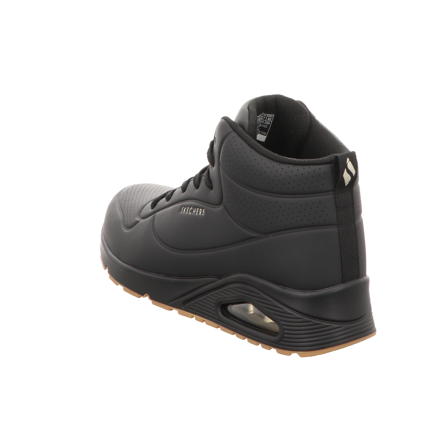 Skechers Damen Stiefel Uno Stand High in schwarz