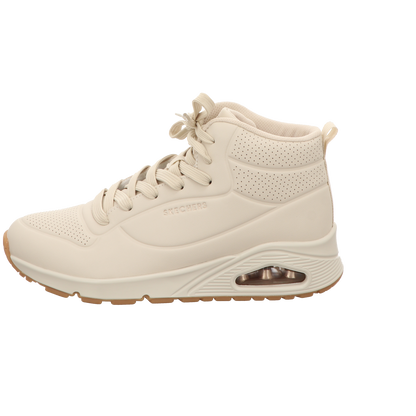 Skechers Damen Stiefel Uno in weiss