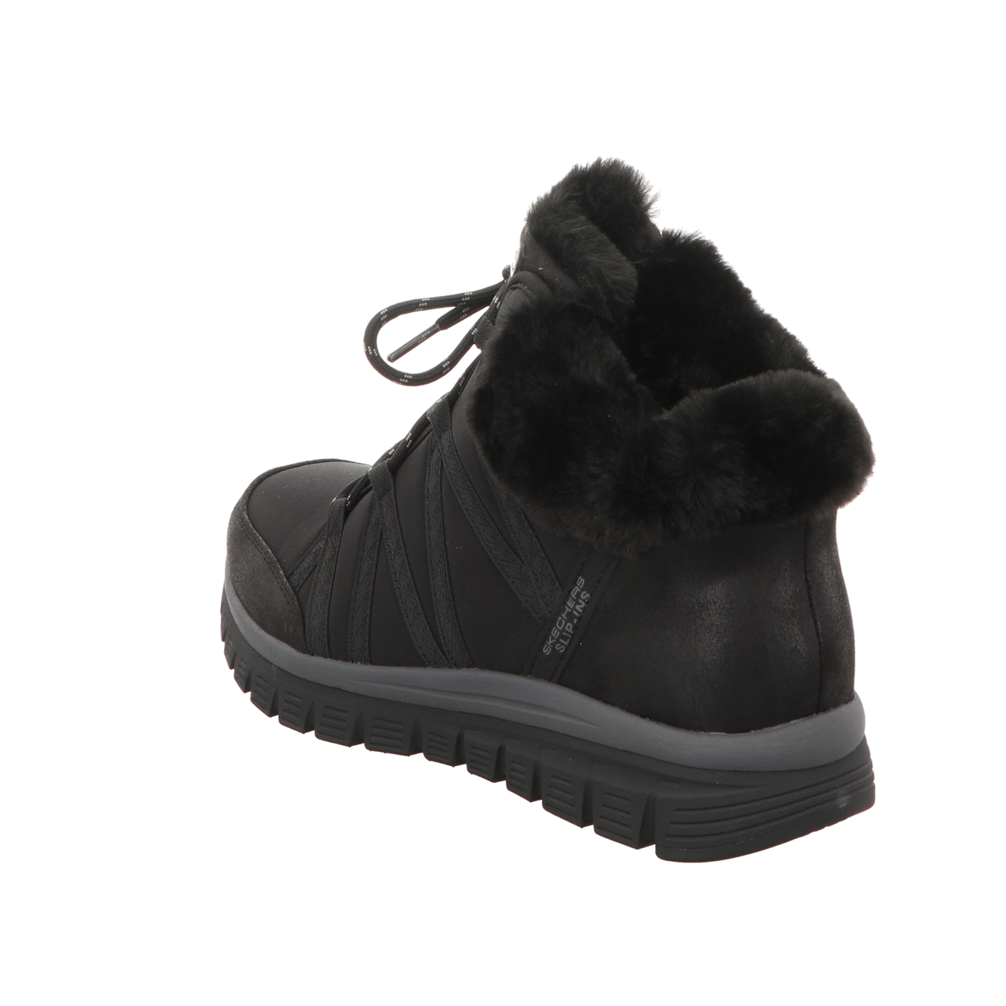 Skechers Damen Schnürstiefel Slip-Ins Graceful in schwarz