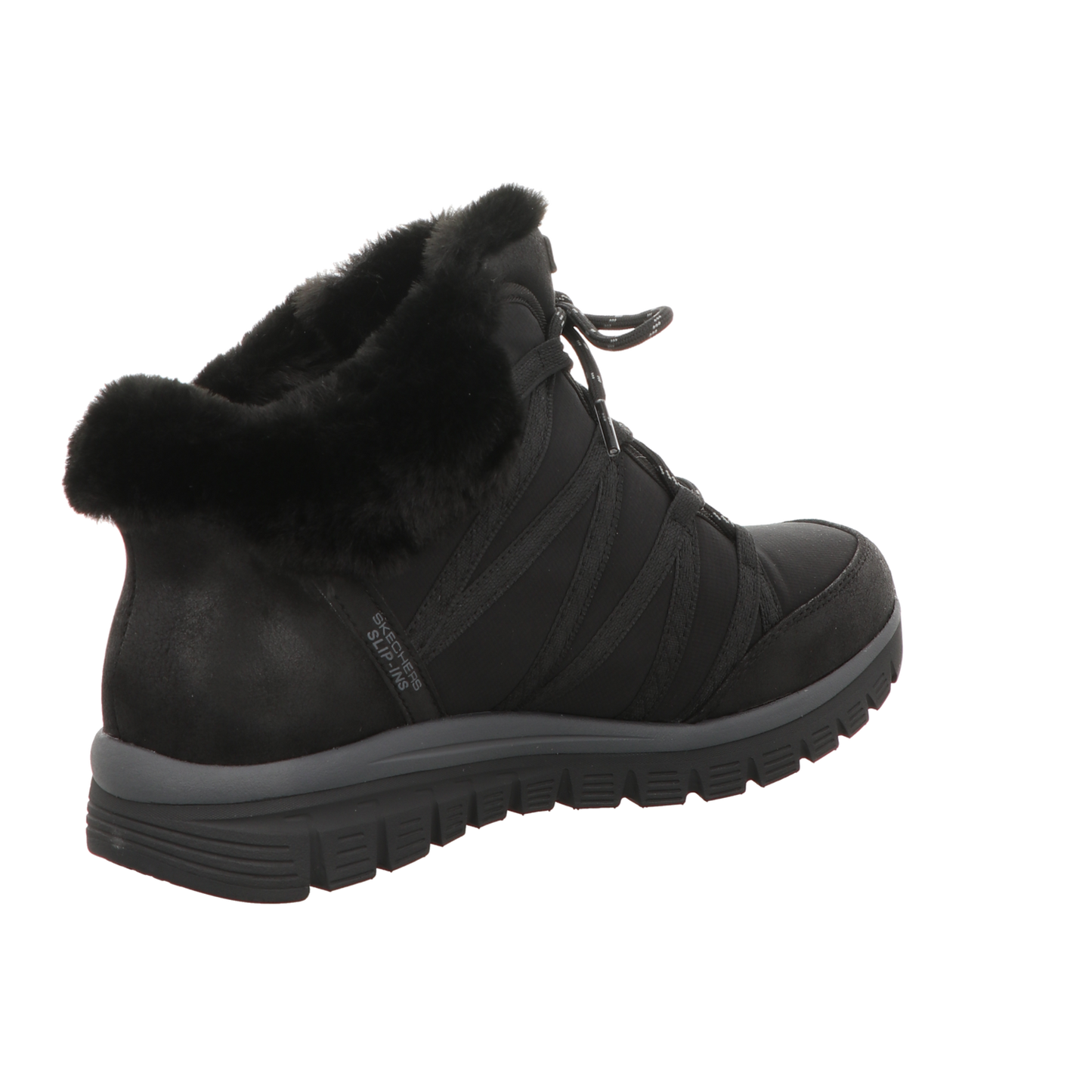 Skechers Damen Schnürstiefel Slip-Ins Graceful in schwarz