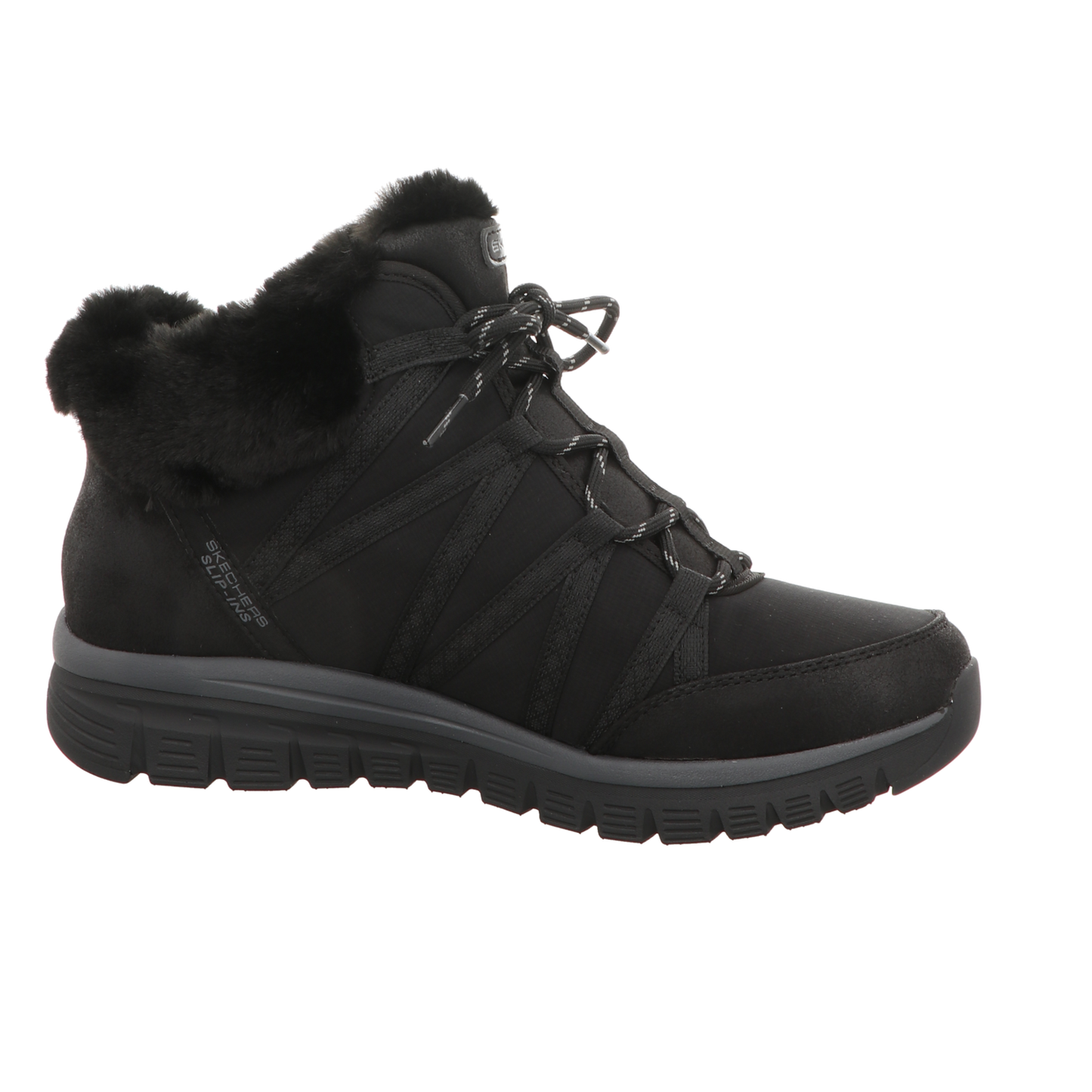 Skechers Damen Schnürstiefel Slip-Ins Graceful in schwarz