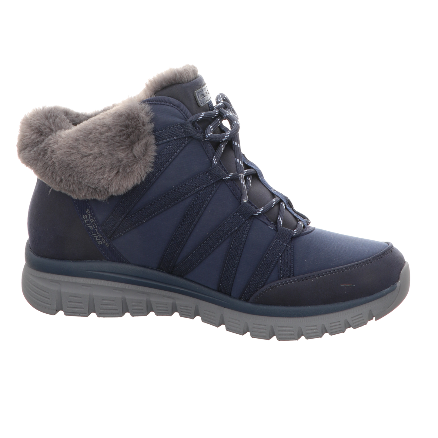 Skechers Damen Schnürstiefel Slip-Ins Graceful in blau