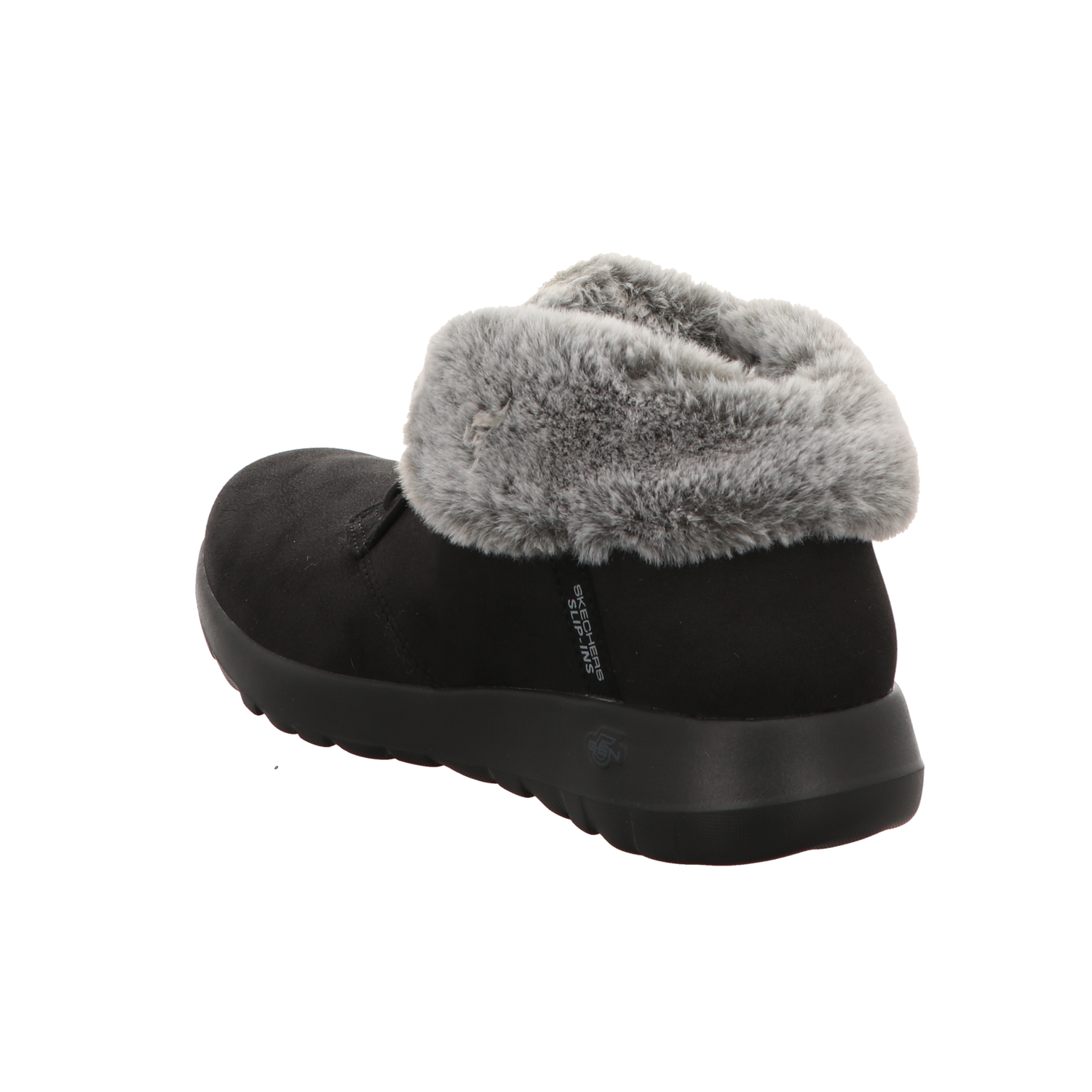 Skechers Damen Schnürstiefel Slip Ins On The Go Joy Cozy in schwarz