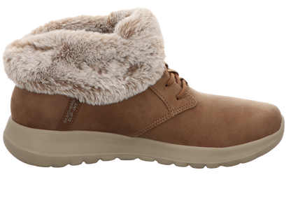 Skechers Damen Schnürstiefel Slip Ins On The Go Joy in braun