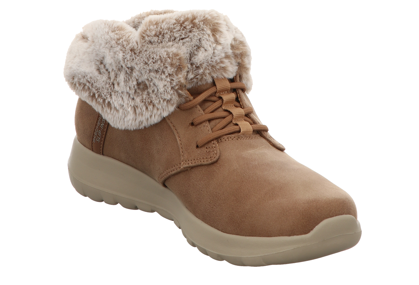 Skechers Damen Schnürstiefel Slip Ins On The Go Joy in braun
