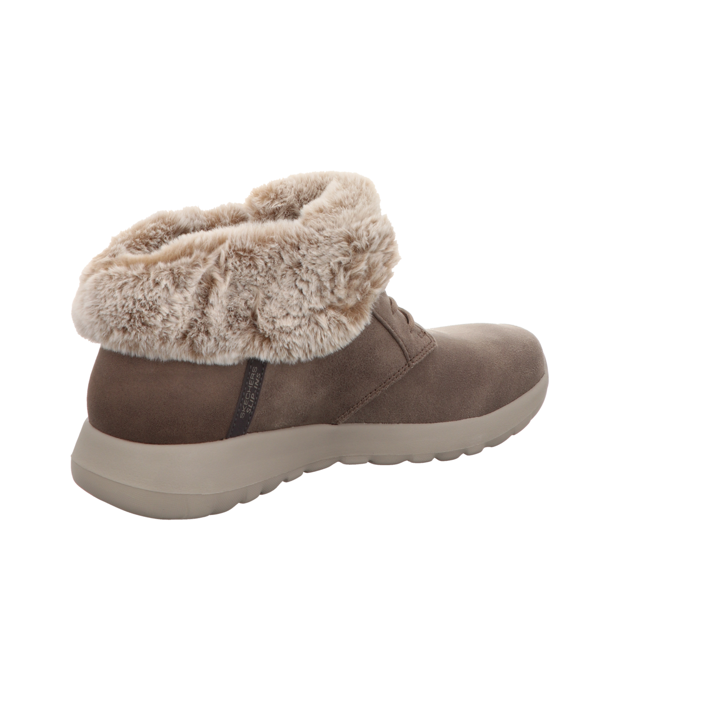 Skechers Damen Schnürstiefel Slip Ins On The Go Joy Cozy in braun