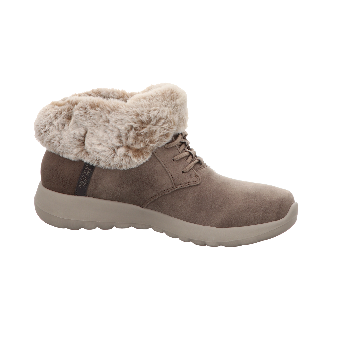 Skechers Damen Schnürstiefel Slip Ins On The Go Joy Cozy in braun